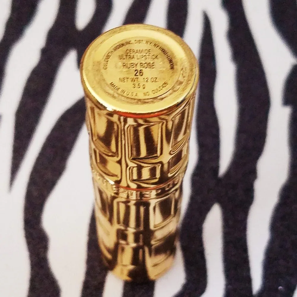 Set of 2 Elizabeth Arden Ceramide Ultra Lipstick RUBY ROSE #26 in Gold Tube‎